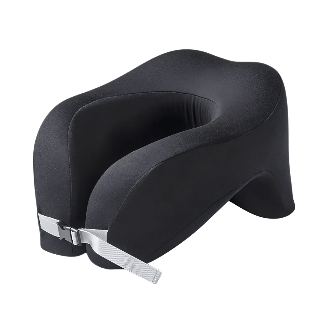 Nackenglück Reisekissen – U-Form Nackenkissen mit Memory Foam – Ergonomisches Kissen für unterwegs