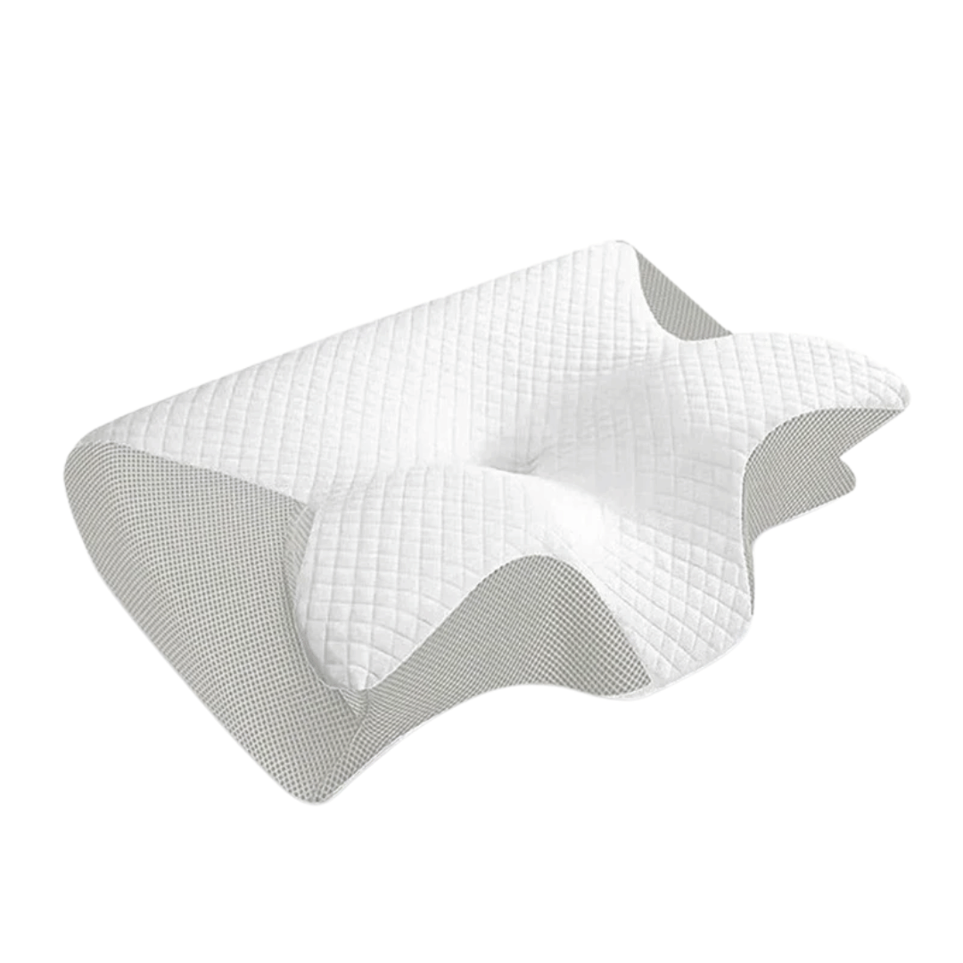 Ergonomisches Tiefschlaf-Kissen aus Memory-Schaum gegen Nackenverspannungen & Rückenschmerzen