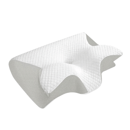 Ergonomisches Tiefschlaf-Kissen aus Memory-Schaum gegen Nackenverspannungen & Rückenschmerzen