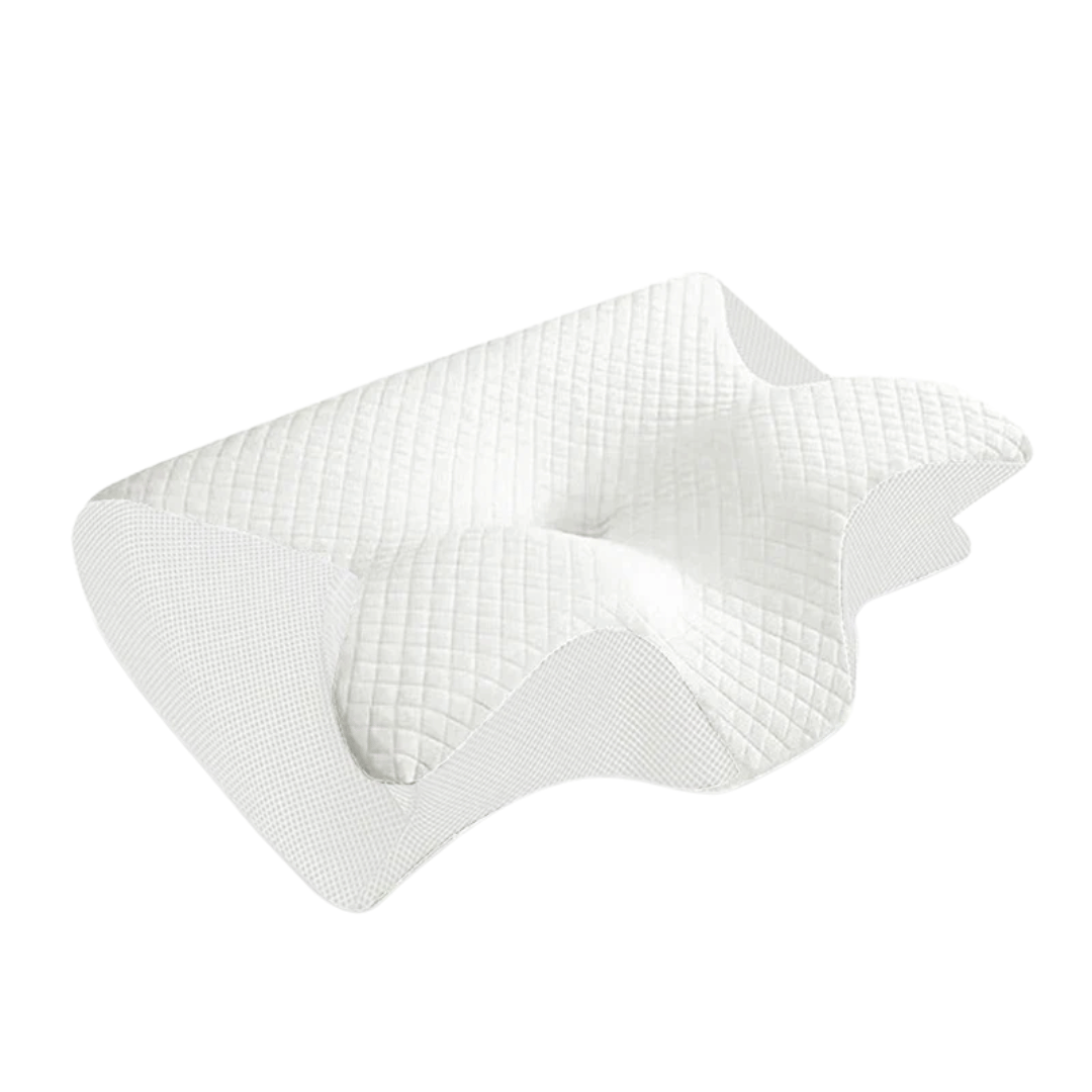 Ergonomisches Tiefschlaf-Kissen aus Memory-Schaum gegen Nackenverspannungen & Rückenschmerzen