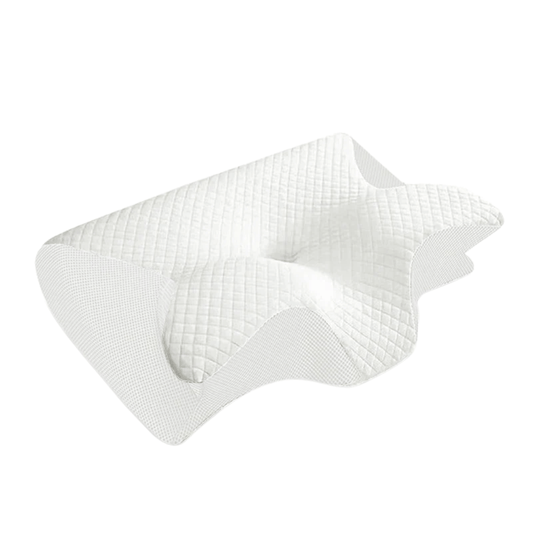 Ergonomisches Tiefschlaf-Kissen aus Memory-Schaum gegen Nackenverspannungen & Rückenschmerzen