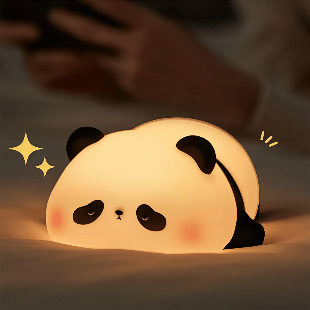 Kinder Nachtlicht Tierlampe – Weiche Nachtlichtlampe mit Timer – Schaf, Panda & Hase für Babyzimmer & Einschlafhilfe
