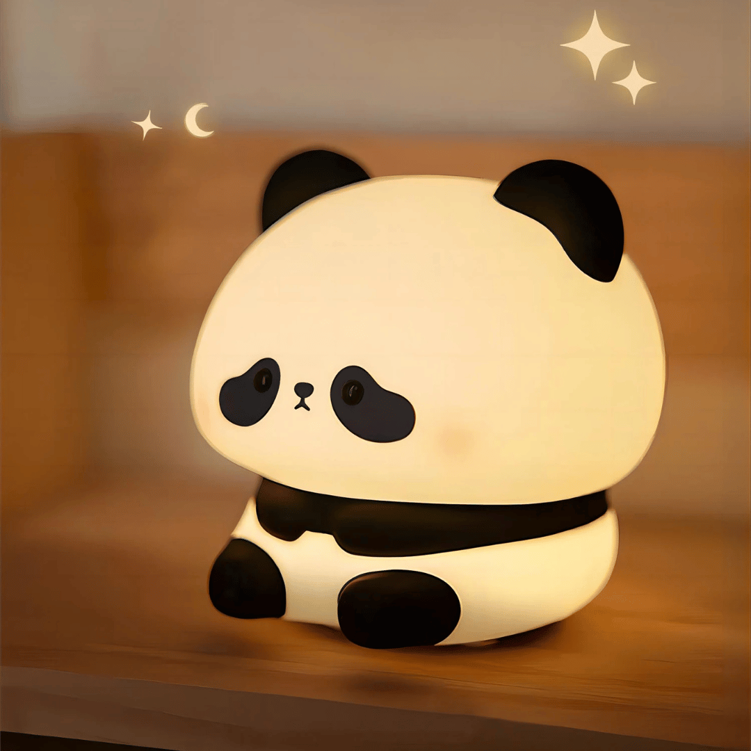 Kinder Nachtlicht Tierlampe – Weiche Nachtlichtlampe mit Timer – Schaf, Panda & Hase für Babyzimmer & Einschlafhilfe