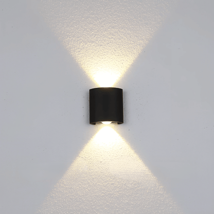 LumaGlow Wandlampe - Wiederaufladbare LED Innenlampe & Außenlampe - dimmbar & wetterfest für stimmungsvolles Licht