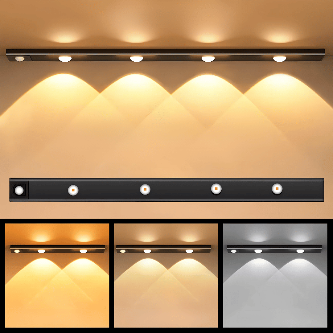 Motion Sensor Licht mit Bewegungssensor – wiederaufladbar, kabellos & ultradünn für Schrank & Küche