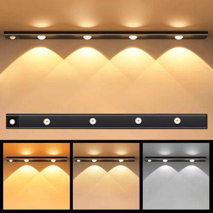 Motion Sensor Licht mit Bewegungssensor – wiederaufladbar, kabellos & ultradünn für Schrank & Küche