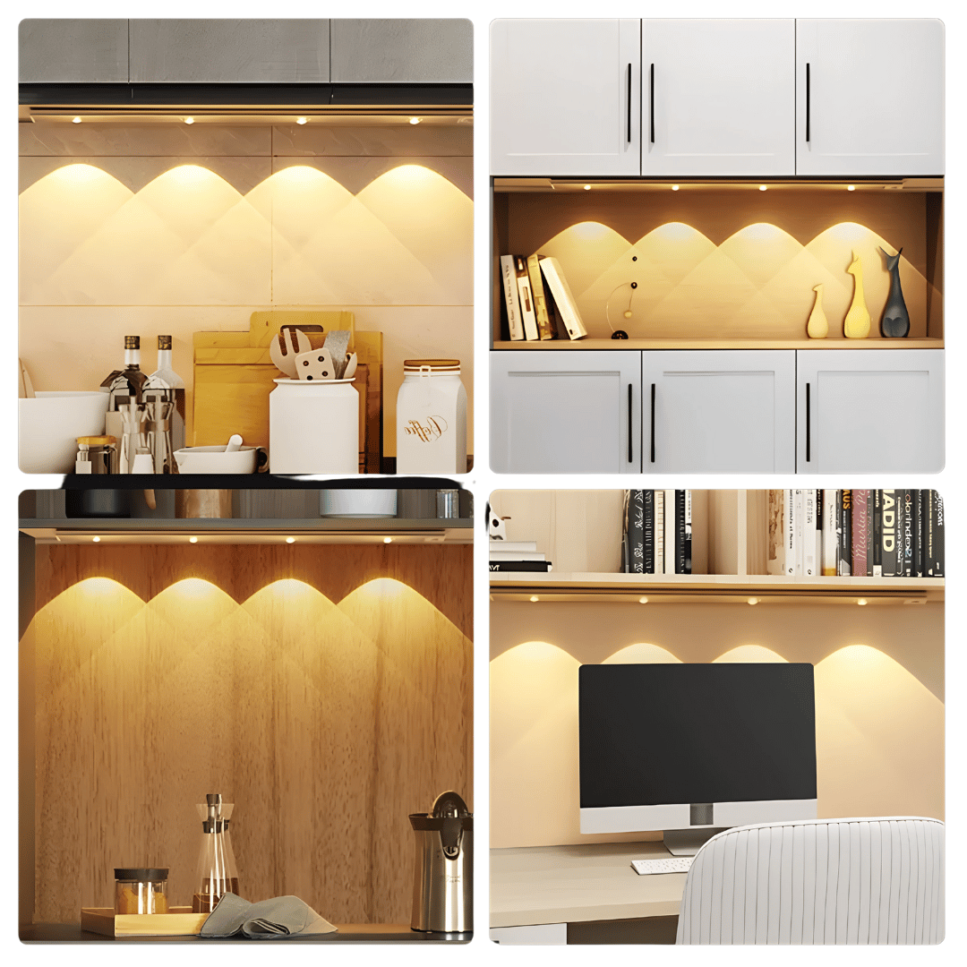 Motion Sensor Licht mit Bewegungssensor – wiederaufladbar, kabellos & ultradünn für Schrank & Küche