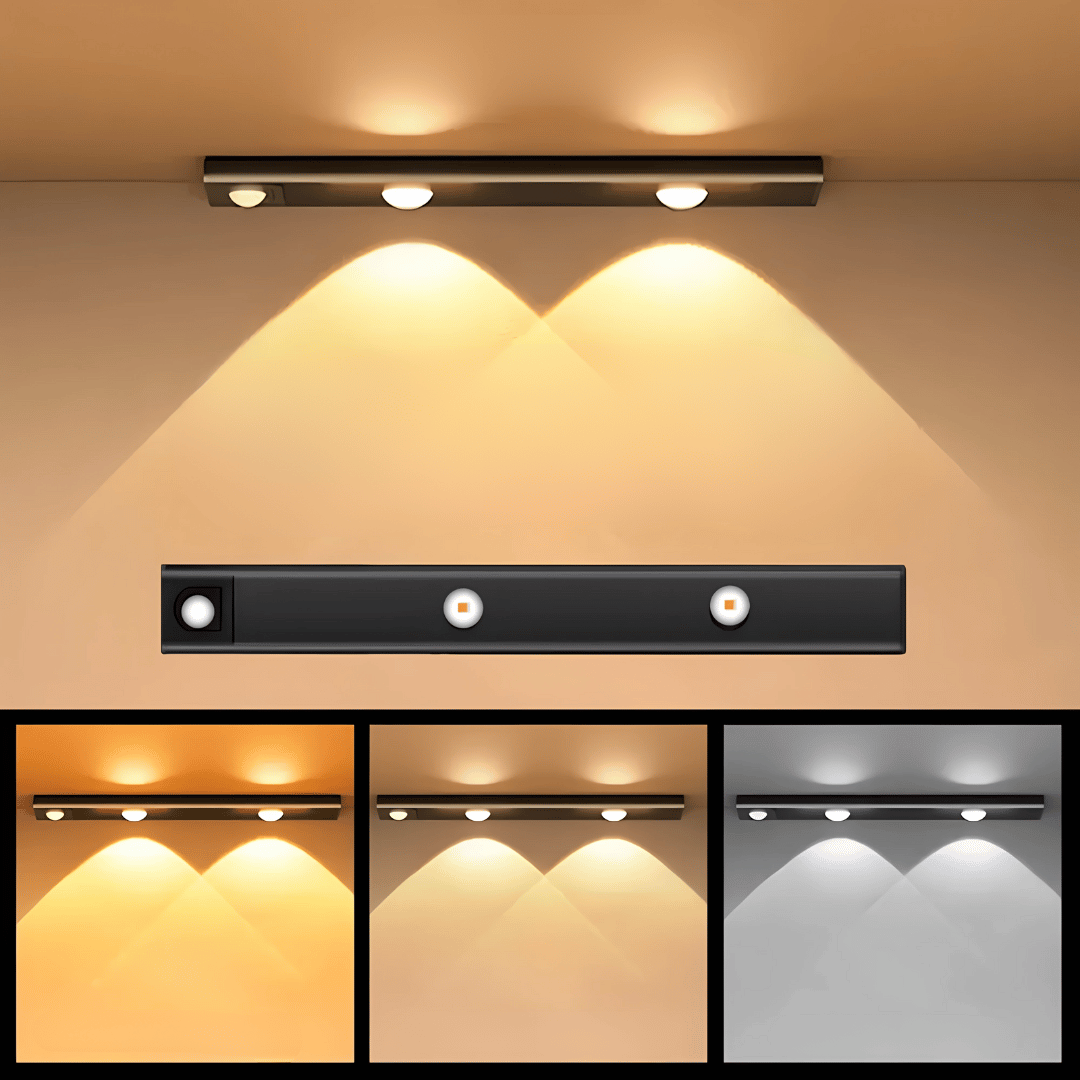 Motion Sensor Licht mit Bewegungssensor – wiederaufladbar, kabellos & ultradünn für Schrank & Küche