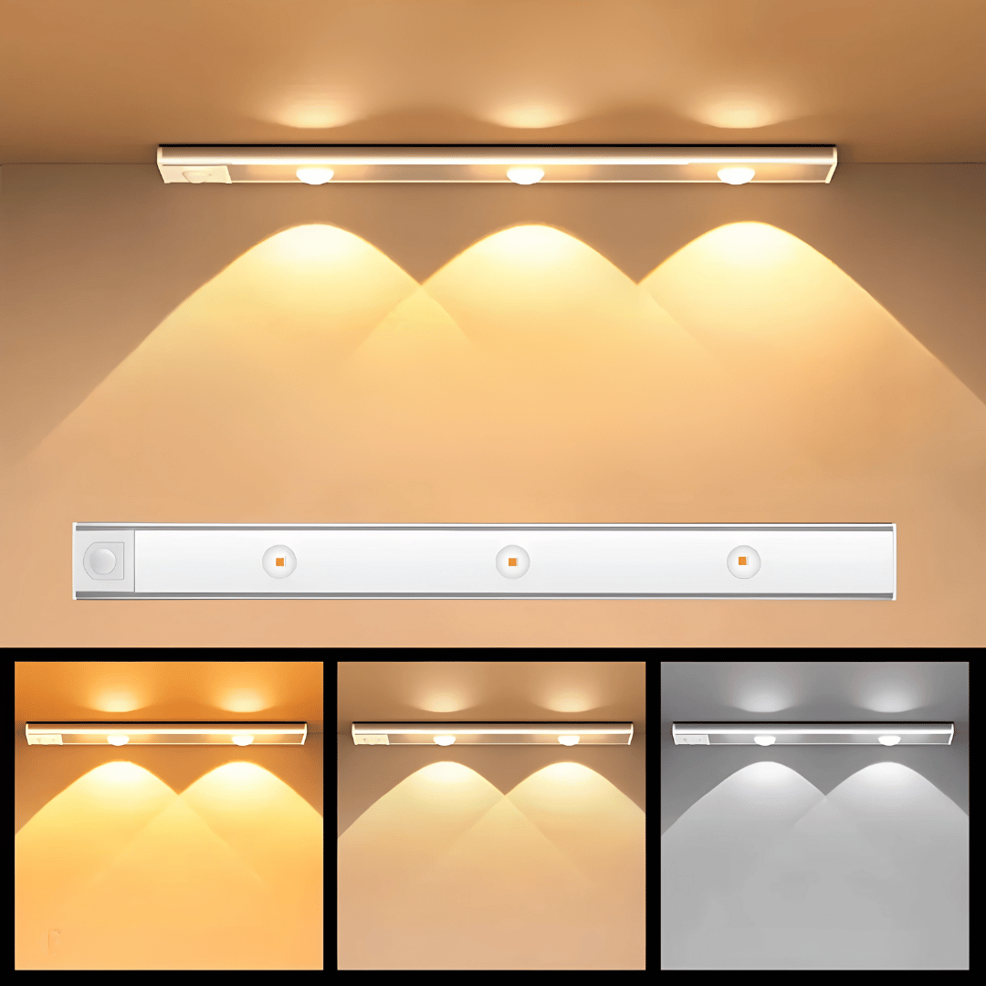 Motion Sensor Licht mit Bewegungssensor – wiederaufladbar, kabellos & ultradünn für Schrank & Küche