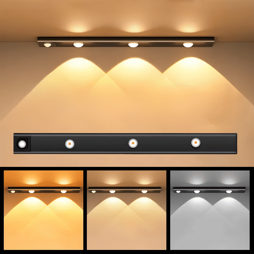 Motion Sensor Licht mit Bewegungssensor – wiederaufladbar, kabellos & ultradünn für Schrank & Küche
