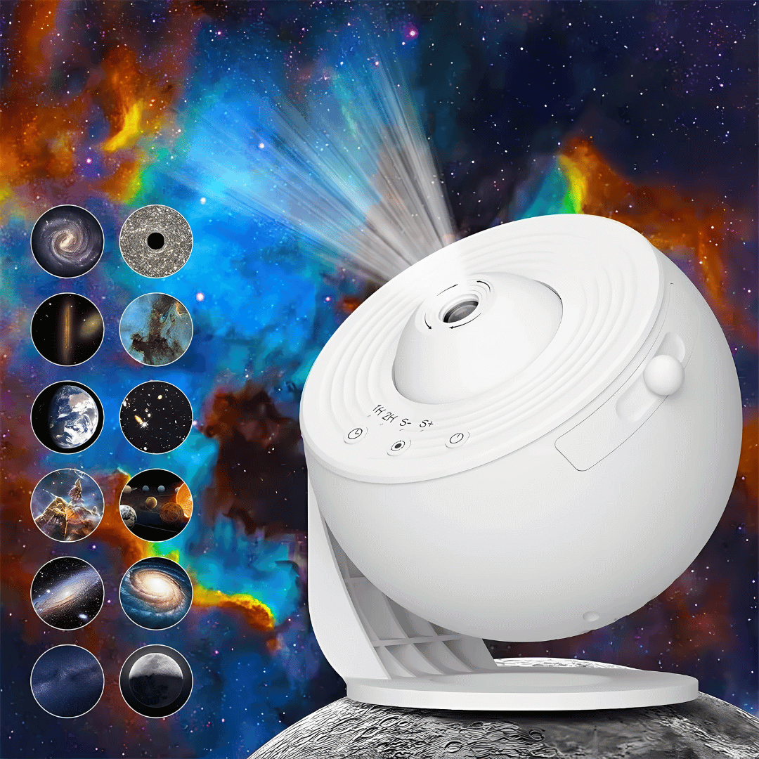 Planetarium Nachtlicht Projektor – LED Galaxy Lampe mit rotierender Sternendecke
