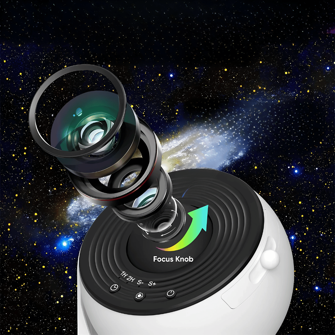 Planetarium Nachtlicht Projektor – LED Galaxy Lampe mit rotierender Sternendecke