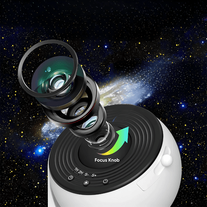 Planetarium Nachtlicht Projektor – LED Galaxy Lampe mit rotierender Sternendecke