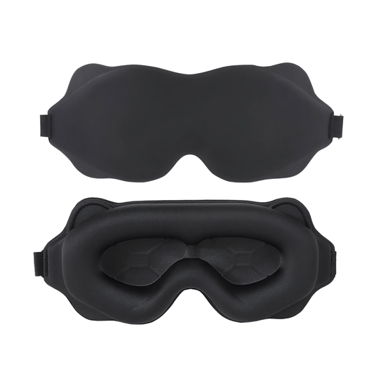 PureSleep Max – 3D-Augenmaske mit atmungsaktivem Material – Maximale Dunkelheit, ultraweich & für empfindliche Haut