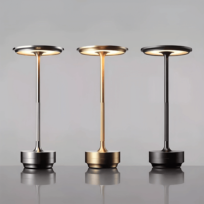 Vintage LED Tischlampe – Kabellose Retro Tischlampe– Dimmbar & Wiederaufladbar für stimmungsvolles Licht